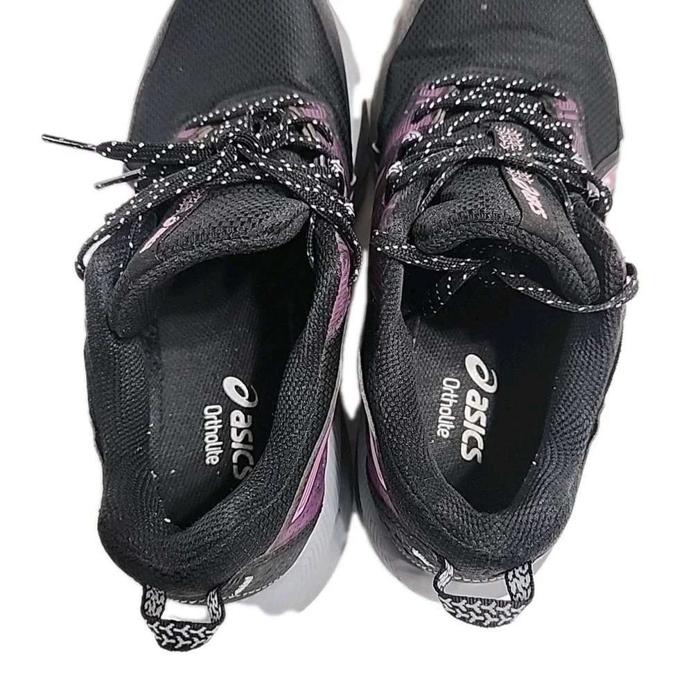 Asics Gel-Venture 9 Black/Soft Berry Athletic Running Shoes Ortholite Women's 8‎